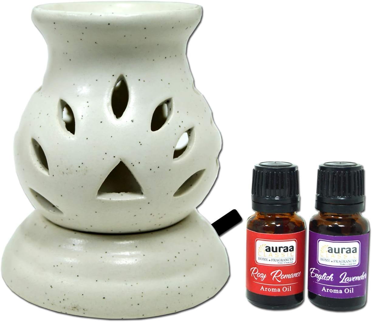 Asian Aura Electric Aroma Diffuser with Rosy Romance, English Lavender