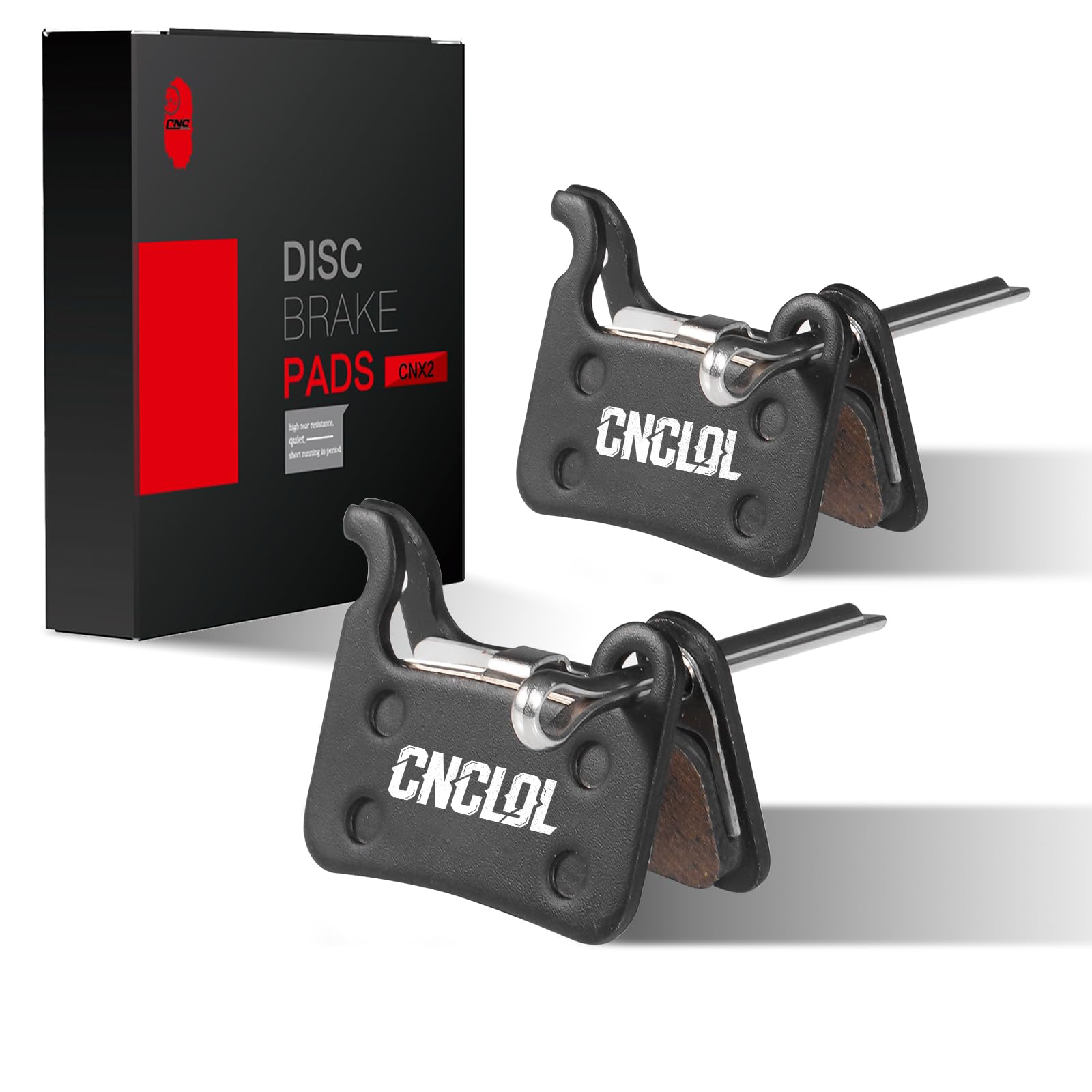 CNCLOL Bike Brake Pads for Shimano Deore XT LX SLX M535 M595 M596 M765 M775 M776 M585 XTR M965 M966 M975 Hone Alfine Saint,Resin