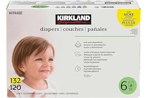 Kirkland Signature Diapers, Size 6 (132 Count)