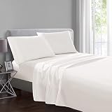 Yorkshire Bedding 100% Egyptian Cotton Flat Sheet 200 TC Cream Single 175x275 view 1