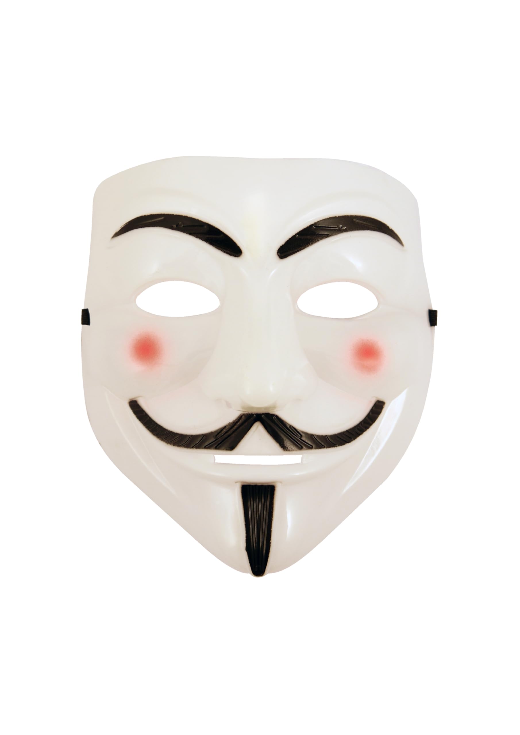 HENBRANDT Single Pack Vendetta Anonymous Hacker Guy Fawkes Halloween Fancy Dress Costume Party Cosplay Masks for Adults Men Women Trick or Treat Accessory — image 1