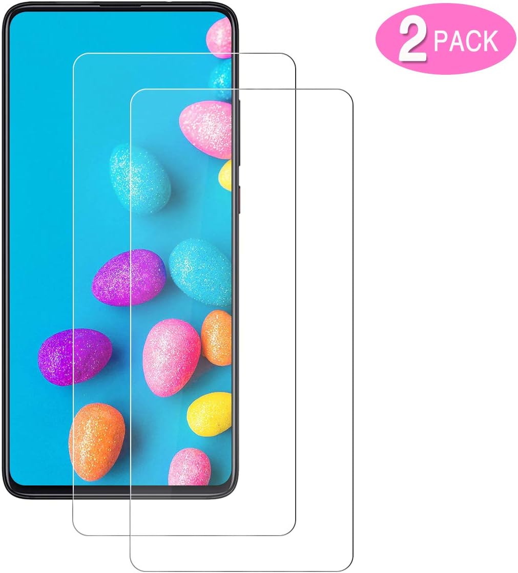 CHENXX [2 Pack Glass Screen Protector for Xiaomi Mi 9T/Mi 9T Pro, Tempered Glass [9H Hardness] 2.5D [HD Clear] [Anti-Scratch] [Case Friendly] [Bubble Free]