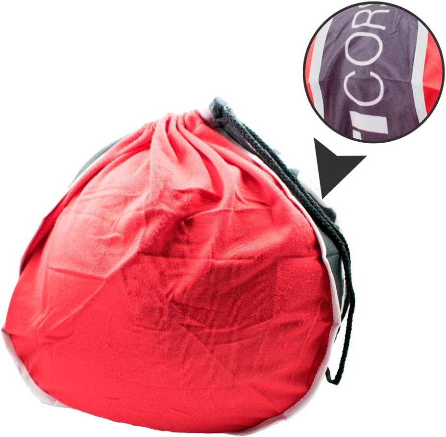 Motorcycle Helmet Bag Welding Hood Storage carrying Bag for Riding Bicycle Sports Universal Tool Made of Nylon Cloth with Locking Drawstring (Red 1pcs): Automotive