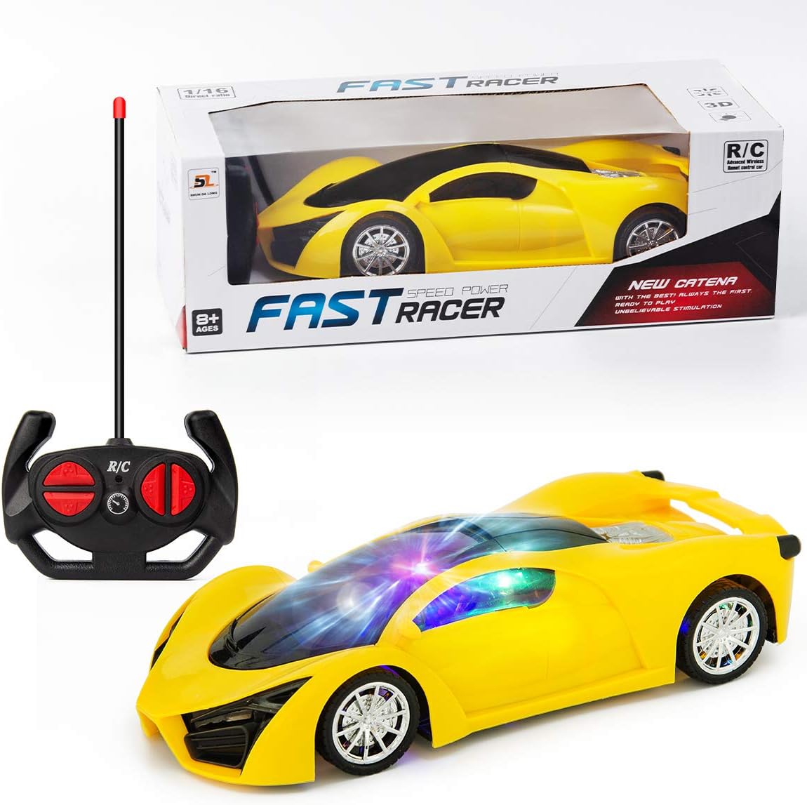 light up rc car and remote