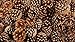 Natural Pine Cones, SOMAN 2.4 Inch Tall Real Snow Pinecones Ornaments for Christmas Decorations Set of 12