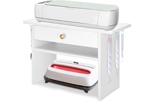 ORSONG Desktop Storage Organizer Compatible with Cricut Machines, Vinyl Roll Holder and Craft Accessories Organizer, Desktop Organization Storage Stand, Save Table or Desk Space