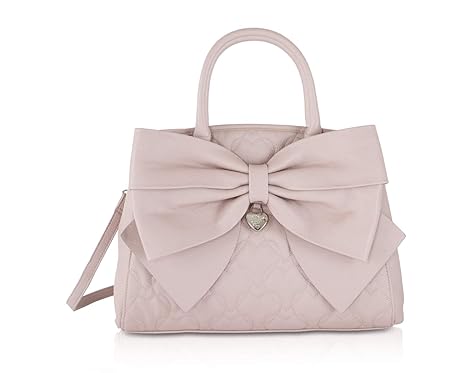 Betsey Johnson Betsey Johnson Womens Big Bow Satchel Blush One Size