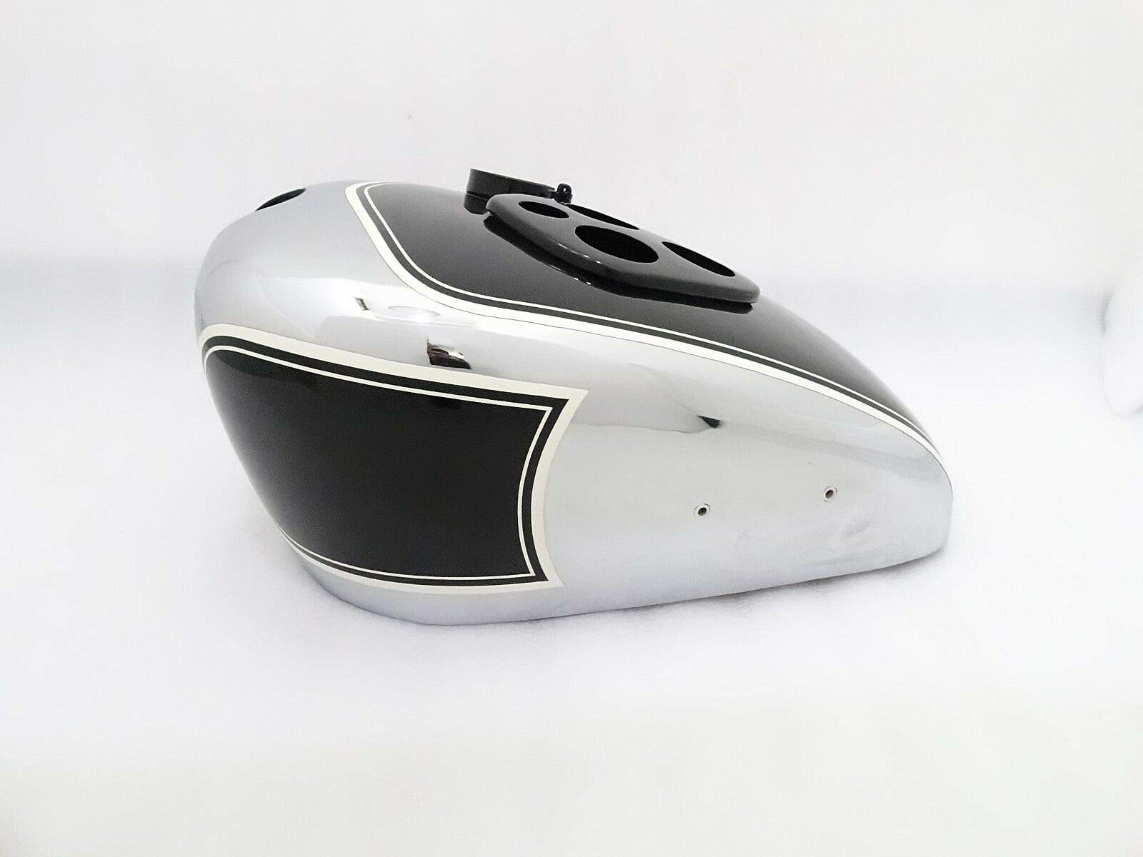 Royal Crusaders TRIUMPH T90 PRE WAR MODEL BLACK PAINTED CHROME PETROL TANK