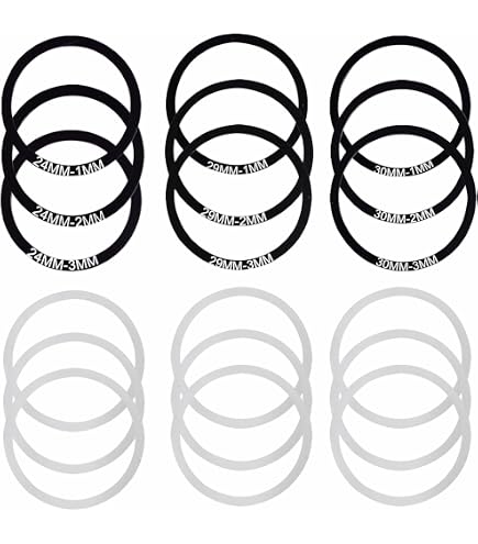 5 Pieces Steel Bike Bottom Bracket Wave Washer Set - Wavy Crinkle Spring Washers For Bicycle Crank, 24mm Or 30mm Inner Diameter