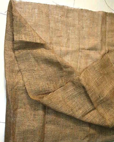 Aayu's Eco-friendly disposable Wire basket burlap Planter liners | hanging Planter jute liners | Double layer | Food Grade Burlap | 40 x 40 Inch | root ball burlapping