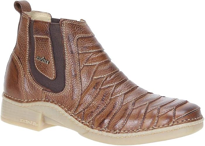 botina escamada masculina