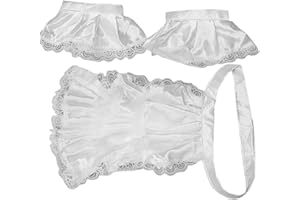 Steampunk Colonial Jabot Lace Ruffled False Collar And Cuffs Women Men Kid Party Halloween Costume Accessories Ruffled Jabot 