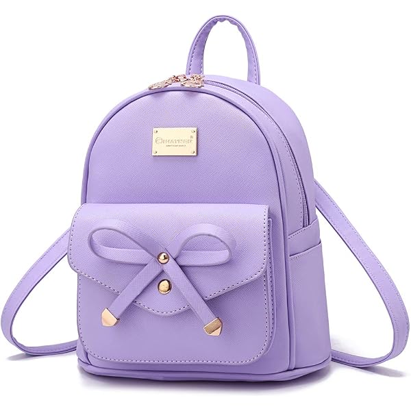 Amazon.com: YiXiamo Girls Bowknot Cute Mini Backpack Purse  display picture 2