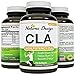 Pure And Natural Conjugated Linoleic Acid Weight Loss Pills - CLA Supplement - Lower Cholesterol & Triglycerides - Burn Belly Fat - Weight Loss Pills For Women + Men - Metabolism Boosters