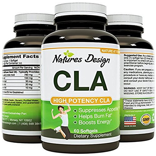 Pure And Natural Conjugated Linoleic Acid Weight Loss Pills - CLA Supplement - Lower Cholesterol & Triglycerides - Burn Belly Fat - Weight Loss Pills For Women + Men - Metabolism Boosters Pure And Natural Conjugated Linoleic Acid Weight Loss Pills - CLA Supplement - Lower Cholesterol & Triglycerides - Burn Belly Fat - Weight Loss Pills For Women + Men - Metabolism Boosters