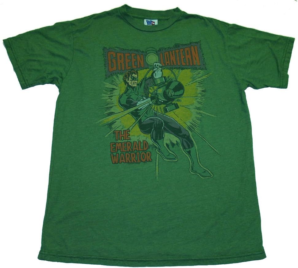 Junk Food Green Lantern DC Comics Vintage Style Faded T-Shirt Tee