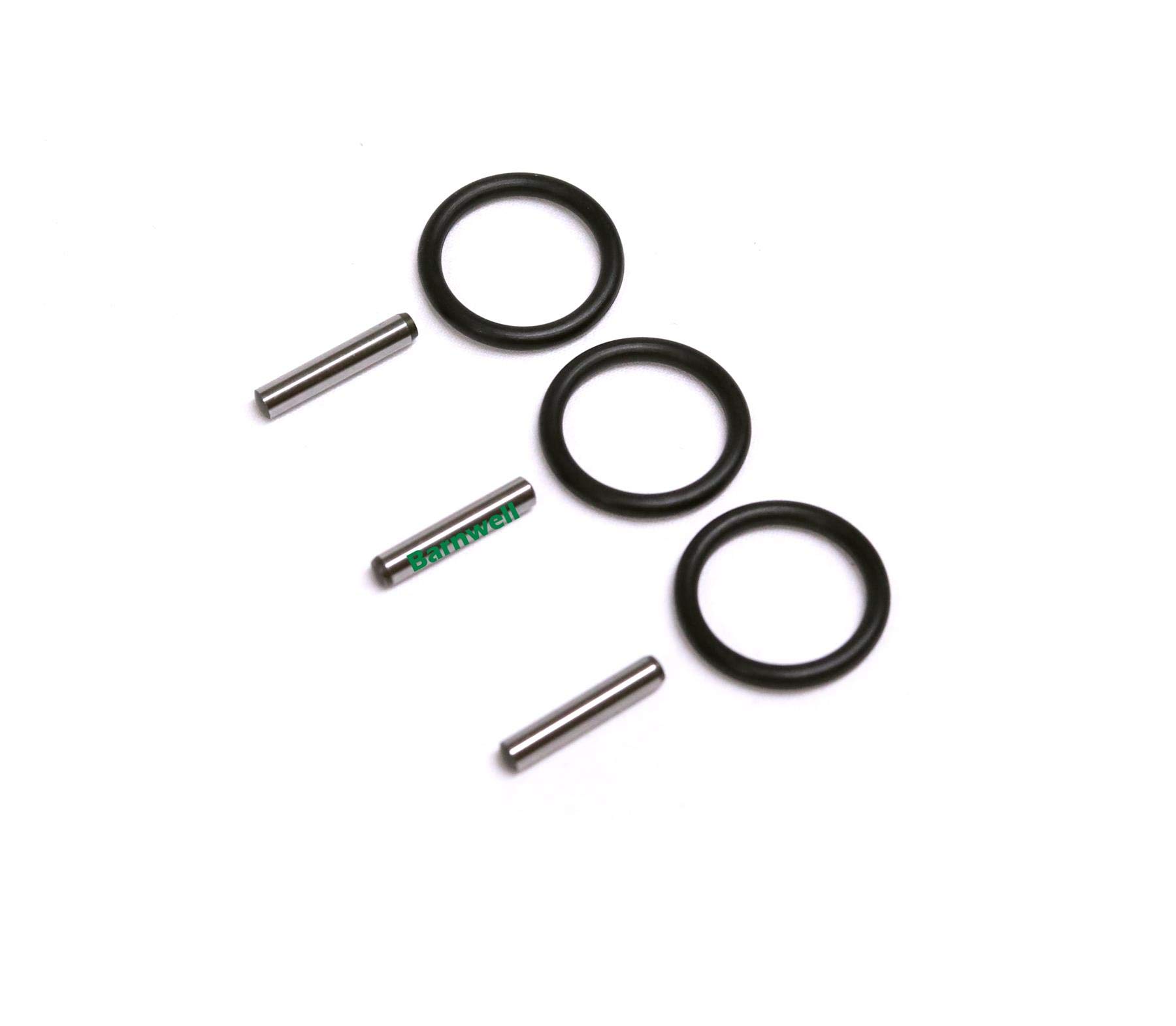 Barnwell 3 x Replacement Pin and O-Ring for 1/2" Impact Socket Scaffolders