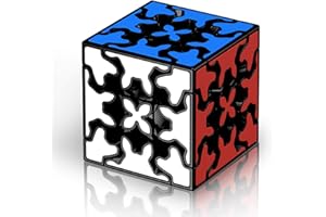 Willking Gear 3x3x3 Magic Cube with Three-Dimensional Gear Structure, Embedded Tile Design Tetrahedron Speed Puzzle Cubo Suitable for Brain Development Puzzle Games