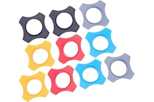 OSOLADY 10pcs Microphone Rubber Anti-Rolling Rings Multi-Color Shockproof Anti-Drop Protective Sleeves