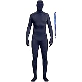 Full Bodysuit Include Zipper Helper Unisex Spandex Stretch Adult Costume Zentai Disappearing Man Body Suit