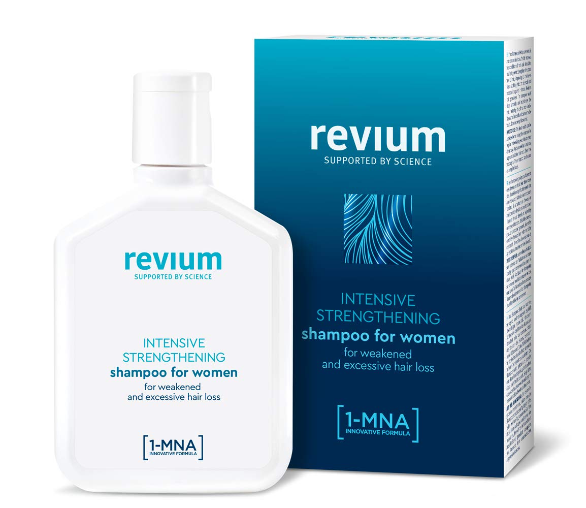 Revium Intensive Anti-Hair Loss Shampoo For Women, Hair Growth Treatment with 1-MNA Molecule, Soothing and Reducing Irritations, 200 ml