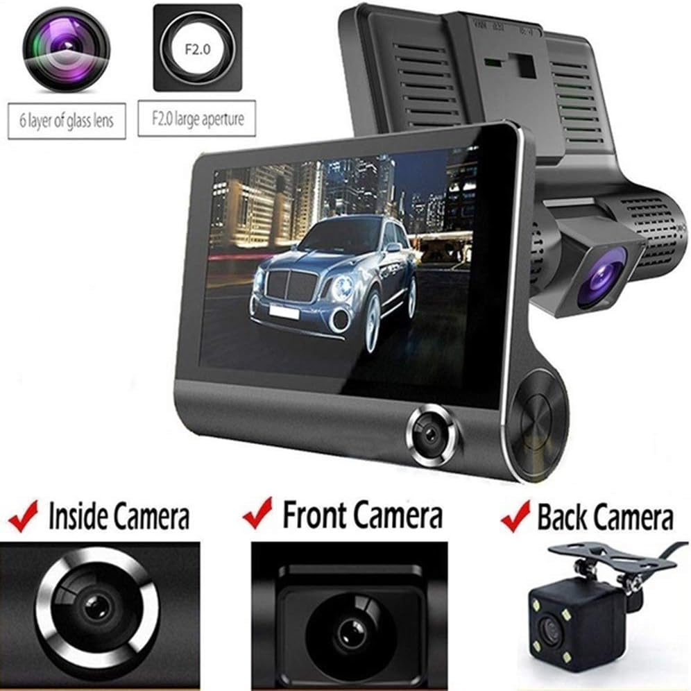 Misszhang-US 4inch LCD 1080P Car DVR Camera Dash Cam Video Recorder G-Sensor Night Vision Black