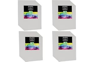 Zingarts Canvases for Painting 8x10 Inch 48-Pack,100% Cotton Primed Painting Canvas Panels, Canvas Boards is for Professionals,Students & Kids, for Acrylic Paint, Oil Paint, Watercolor, Gouache