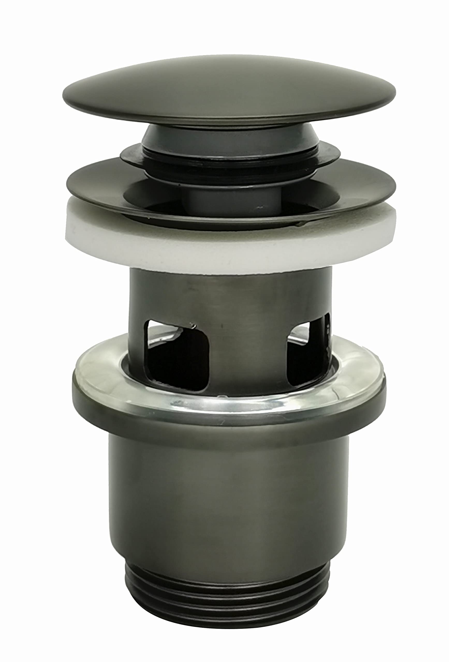 Edouard Rousseau 63mm NF Certified Trop Plein Standard Graphite Finish Sink Waste