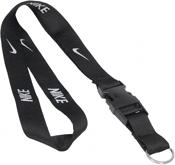 nike lanyard black and gold