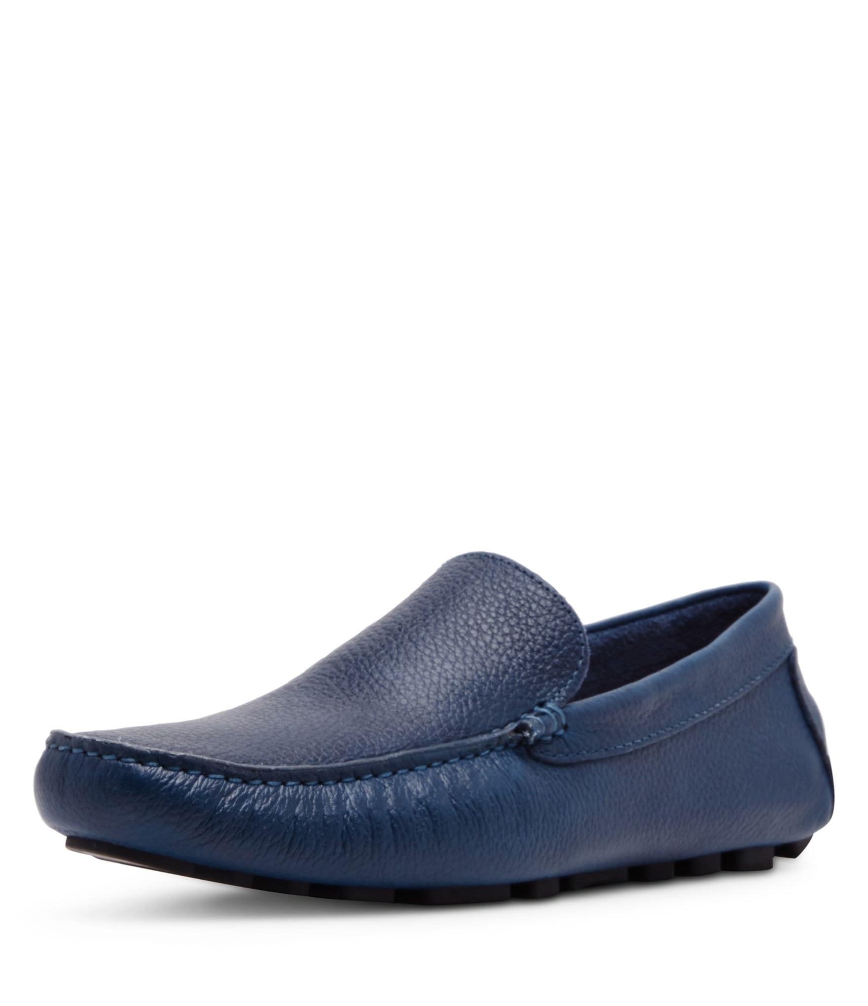 Steve Madden Men’s Bernie Moccasin, Blue, 9