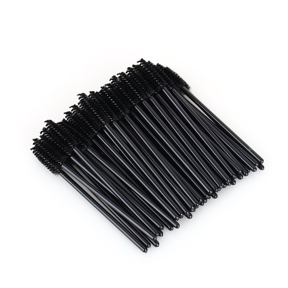 50pcs/set Disposable Mascara Wands Applicator Eyelash Brush, Eye Lash Extension Mascara Wands Applicator Makeup Kits for Eyelash Extension and Lifting