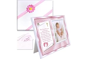 EXPRESSLY YOURS! PHOTO EXPRESSIONS Baptism Christening Gifts Baby Blessing Picture Frame - "Numbers 6:24-26" - Girl