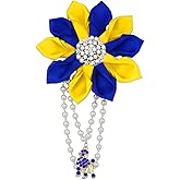 Pearl Sigmaa Gamma Rho Brooch Pin for Women 1922 SGRho Flower Brooch Pin Greek Sorority Gift Paraphernalia Jewelry for Soror Sisterhood