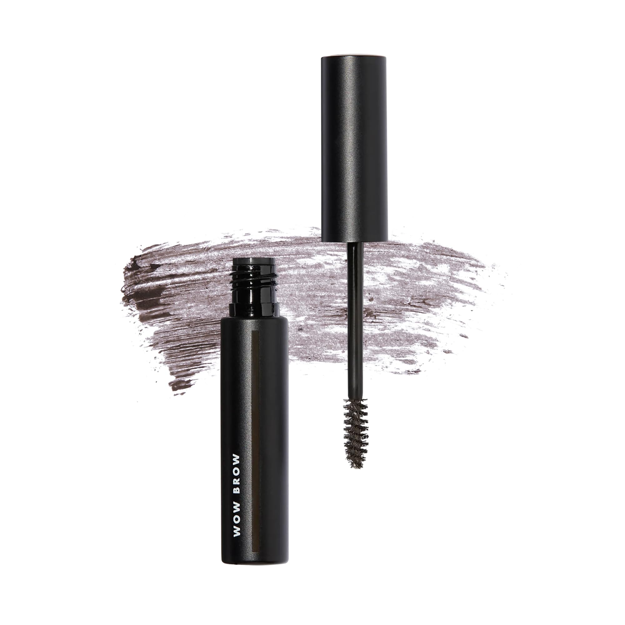 e.l.f. Wow Brow Gel, Volumizing, Buildable, Wax-Gel Hybrid, Creates Full, Voluminous-Looking Brows, Locks Brow Hairs In Place, Deep Brown, Fiber-Infused 3.5g