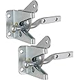 Design House 189407-GS Self-Locking Heavy Duty Gate Latch 2-Pack Galvanized Steel