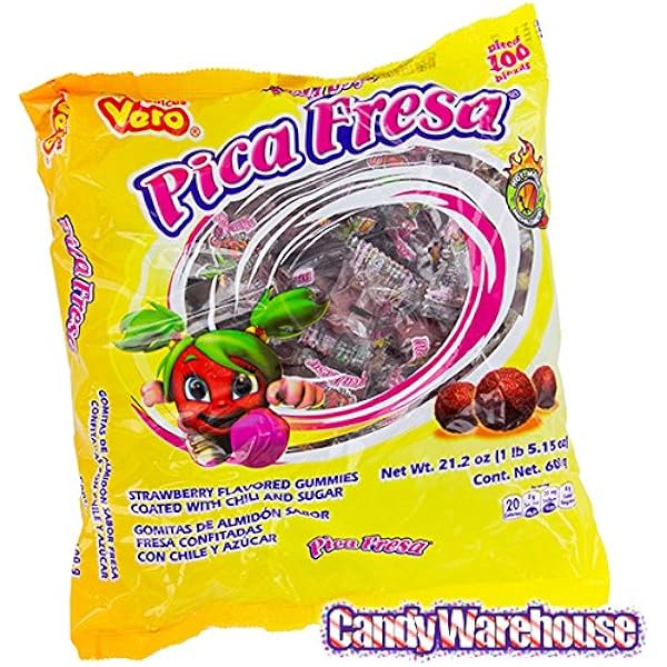 Pica Goma Fresa - Bolsa de 100 unidades: Amazon.es: Alimentación y bebidas