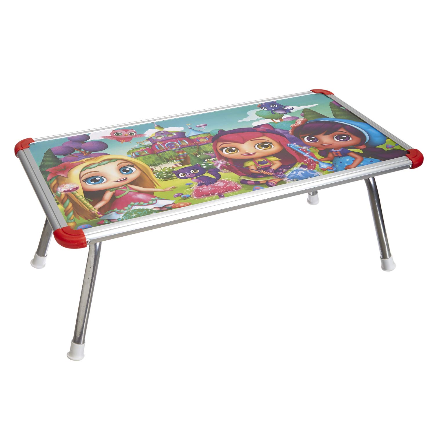 NHR Strong Baby/Kids Foldable Multipurpose Multicolour Bed Table for