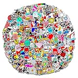 510 Pcs Random Sticker (60-1200 pcs/Pack). Variety Vinyl Car Sticker Motorcycle Bicycle Luggage Decal Graffiti Patches Skateboard Stickers for Laptop Stickers for Adult and kid