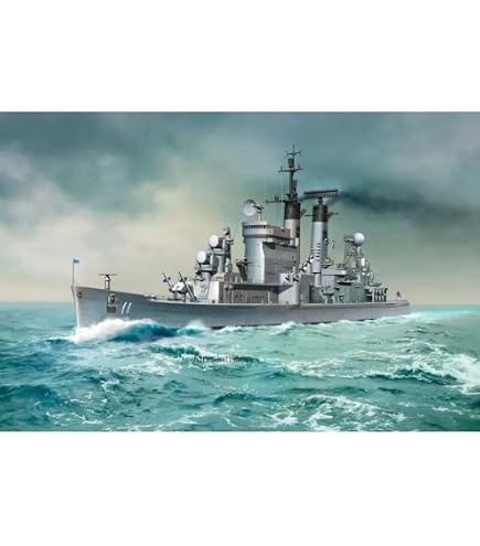 Amazon.com: Trumpeter 1/700 USS Pittsburgh CA72 Heavy Cruiser 1944