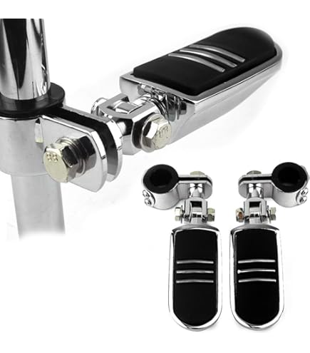 Motorcycle 32mm Chrome Short Angled Adjustable Highway Footpeg Foot Peg Mount Kit For Harley - View #14