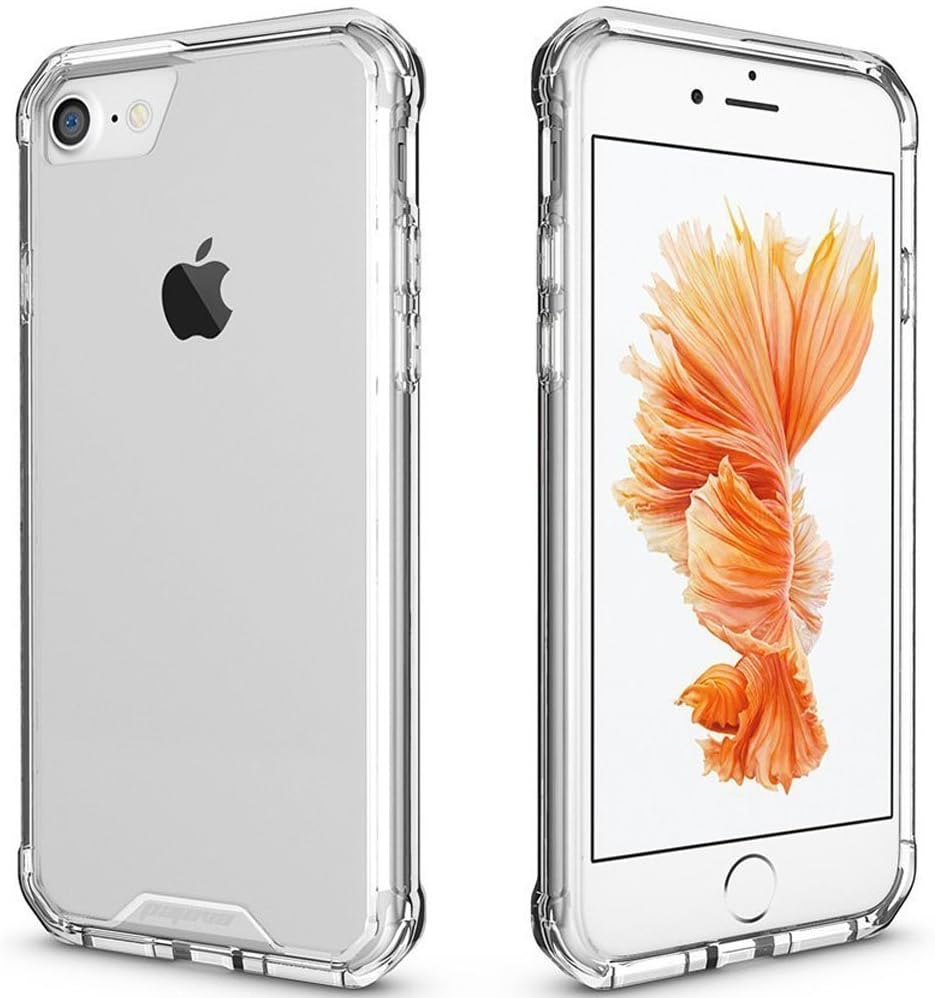 iPhone 7 Case Clear, iPhone 8 Case, Apriletter PC TPU Transparent Case for iPhone 7/8 Clear Case With Bumper (Clear)