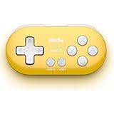 8Bitdo Zero 2 Bluetooth Key Chain Sized Mini Controller for Nintendo Switch, Windows, Android and macOS (Yellow Edition)