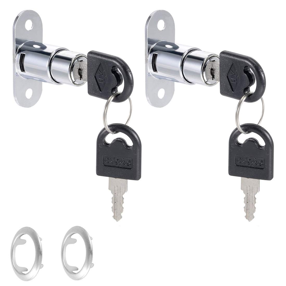 Higomall Push Plunger Lock, 29/32"(23mm) Barrel