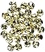 Darice Jingle Bells (48pc), Gold – Perfect for Holiday and Craft Projects Like Jewelry, Ornaments, Gift Wrapping, Table Décor, Wreaths, Dolls, Clothing and More - 1/2” (12mm) Each