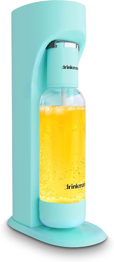 DrinkMate OmniFizz Sparkling Water and Soda Maker Arctic Blue