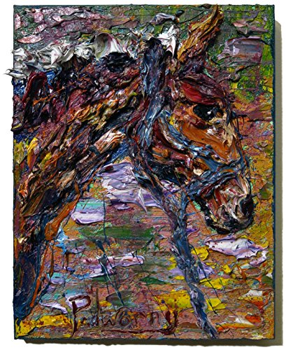 UNTITLED x1191 - Original oil painting horse art