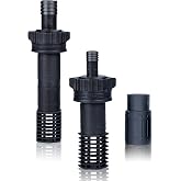 Toolazy Ebb and Flow Fitting Kit - 7-Piece Fill and Drain Bulkhead Fitting Set with 1/2" &amp; 3/4" Outlets, Screen Fittings and Extensions for Hydroponic Flood and Drain, Aeroponic and Aquaponic Systems