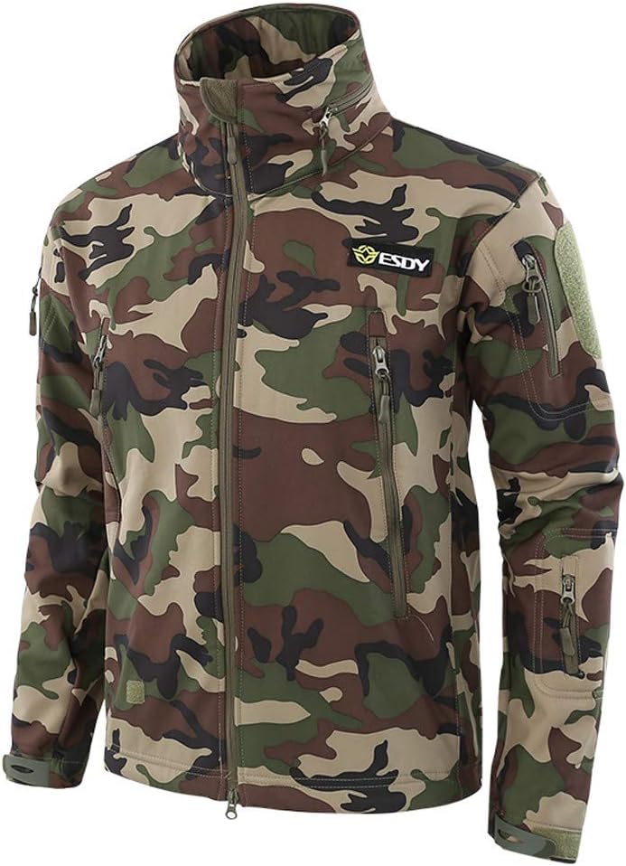 Army Camouflage Men Jacket Military Coat Tactical Jacket Winter Waterproof Soft Shell Jackets Windproof Hunting Clothing