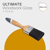 Harris Ultimate Woodwork Gloss Paint Brush 38mm 103021010 Grey White Brown L view 2