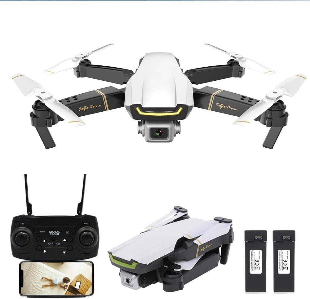 GoolRC GW89 RC Drone with Camera 1080P HD WiFi FPV Drone, Gesture Photo Video Altitude Hold Foldable RC Quadcopter with 2 Battery